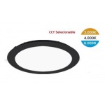 Downlight panel LED Redondo Negro 170mm 13W CCT